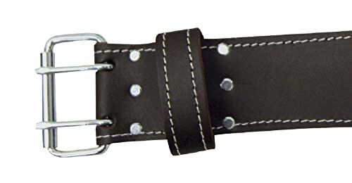 Graintex PS1234 10 Pocket Leather Tool Pouch + McGuire-Nicholas 2 3/4" Oil Tanned Leather Work Belt