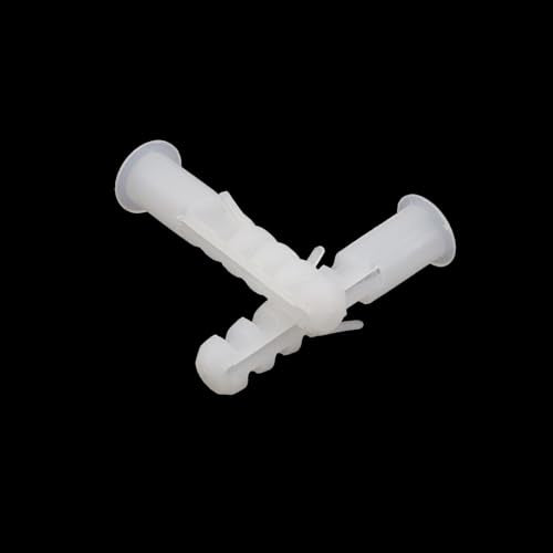 Xiaoyztan 500Pcs M7x35mm Plastic Drywall Anchors for Screws M7-35