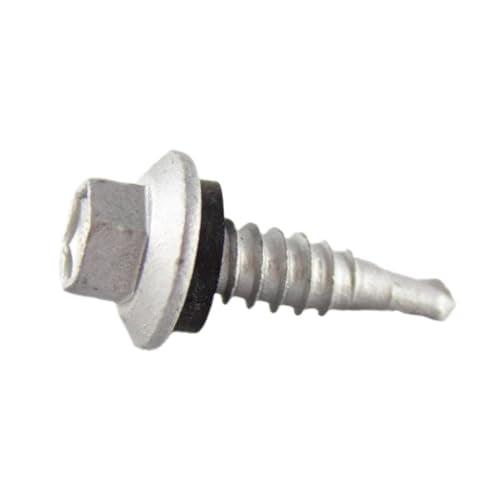 Metal Depot Orange Galvanized Lap Stitch Screw #14 x 7/8 Self-Tapping