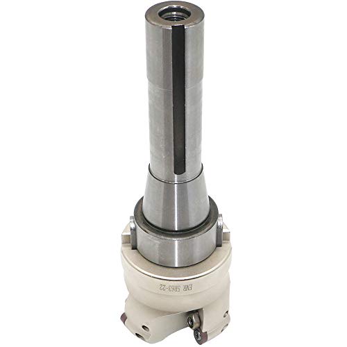 2.5 Inch Face Milling Cutter Holder EMR 5R 63MM CNC end Milling Cutter + R8-FMB22 Shank Face Shell Mill Arbor + 4pcs RPMW1003 Carbide Inserts + 8mm Hexagon Wrench + T15 Wrench CNC Machine Tools
