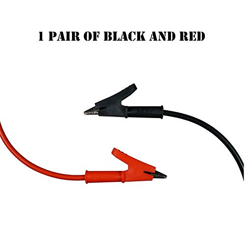 Test Lead SILICONE Alligator Clip Heavy Duty to Alligator Clip Heavy Duty (10 ft) 10 ft