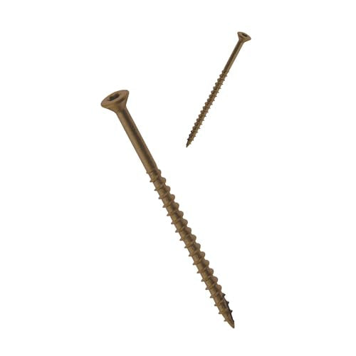 Nuvo Iron #10 Screw, 3 1/2", Torx Head, Brown, 150 Count