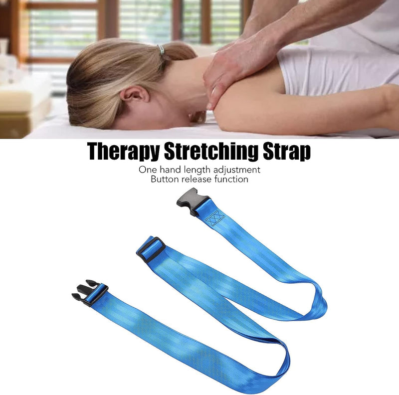 Extremity Mobilization Belt Manual Traction Mobility Strap Adjustable Fun Gait Belts for Stretching Yoga Leg Shoulder Exercise