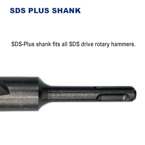 1-Inch x 12-Inch Carbide-Tipped SDS-Plus Rotary Hammer Drill Bit 1" x 12"