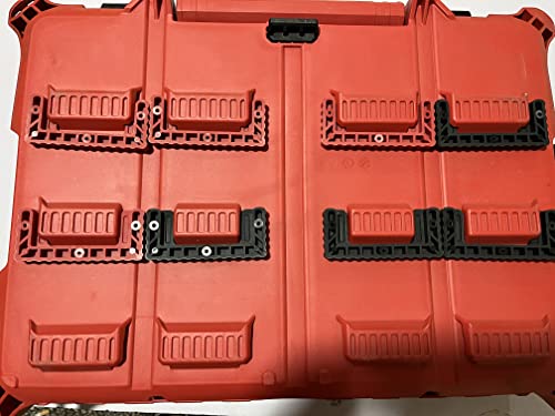 NyVoozy for Milwaukee Packout Cleats, 20+16PCS Cleat 'n' Feet Cleats Compatible with Milwaukee Packout System, MountTool Box Storage System Anywhere