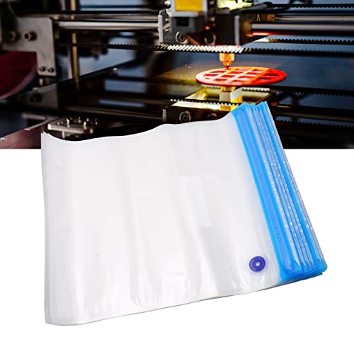 Fockety Filament Storage Bag, 20Pcs Vacuum Double Seal Water Proof Resealable Bag Widely Compatible Vacuum Sealed Bag Flexible Storage Dust Moisture Proof 3D Filament Storage for 3D Printer Filament