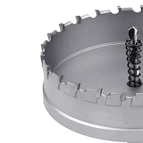 150mm (5.9 inch) Metal Steel Hole Saw with 2 Drill Bits, Hole Cutter for Thick Metal,Stainless Steel,Iron and Wood (150mm (5.9 inch)) 150mm ( 5.9 inch )