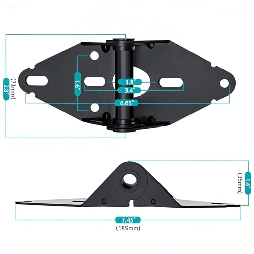 Black Color Hinge #1#2#3 Combinations and Screws(Qty 50)