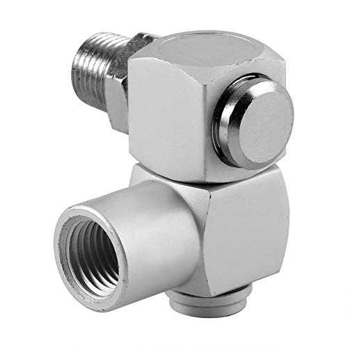Pneumatic Swivel Joint 360 Universal Joint, 4 Pieces/Set Aluminum 1/4 Inch Universal Tool for Swivel Hose Adapter 360 Inch