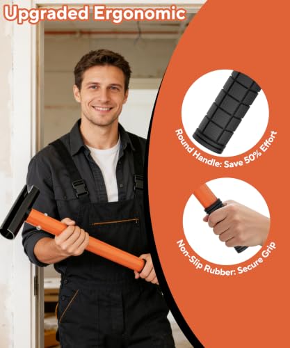 Pluvincuts Door Hinge Adjustment Tool, 4-in-1 Hinge Gap Adjuster Wrench Orange
