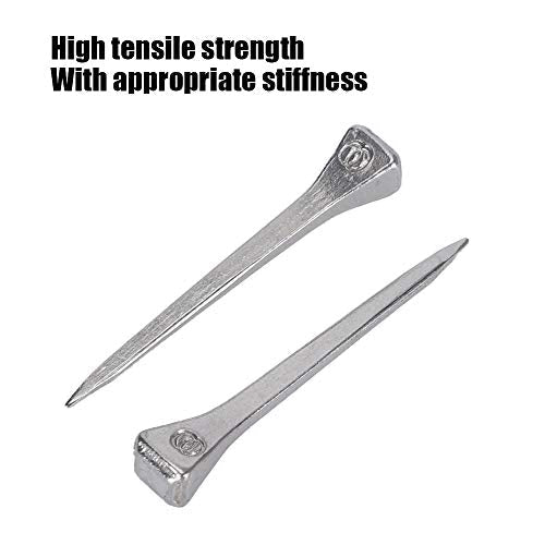 250Pcs Steel E3 Horseshoe Nails,Stained Glass Making Nails and Horse Race Square Head Nails for Securing Glass