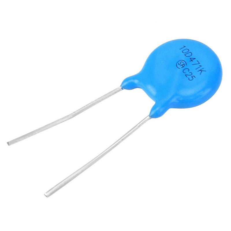 50Pcs Varistors Inline 10D471K 10K471 with good contact performance, 10mm diameter 470V