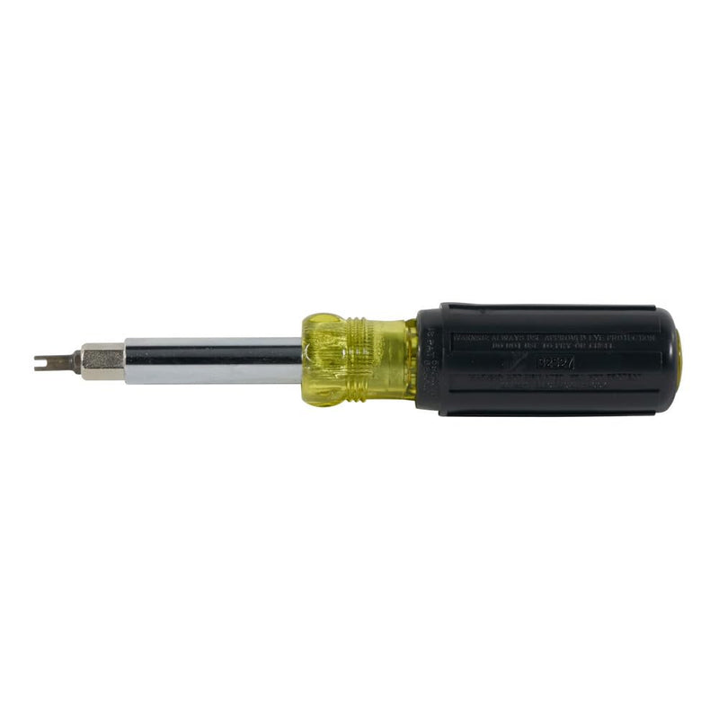 Klein Tools 80065 Schrader Driver Kit with Multi-Bit 11-in-1 Screwdriver / Nut Driver and 2-in-1 Nutdriver, Hex Head Slide Drive, 2-Piece