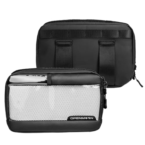 OPENMOON Photographer Utility Belt Set with Professional Tech Pouch and Safety Steel Cable - 3-in-1 Toolkit for Camera Assistant, Film Crew, Gaffer and Electrician