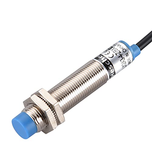 Heschen Inductive Proximity Switch, LJ12A3-4-Z/BX, Detector 4mm, 10-30VDC 200mA, NPN, Normally Open (NO), 3 Wires (2) 2