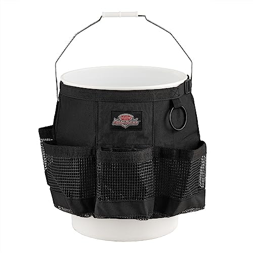 Bucket Boss 5 Gallon Bucket Car Wash Organizer with Seat Small Parts Storage for Bucket