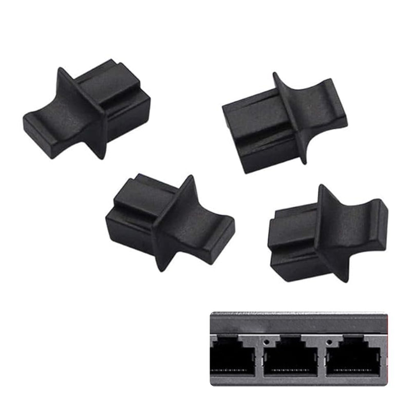 Pack of 30 silicone dust protection RJ45 port dust protection RJ45 cover dust protection PC cover dust protection PC, switch, router RJ45 port plug cover, suitable for idle RJ45 port dust protection