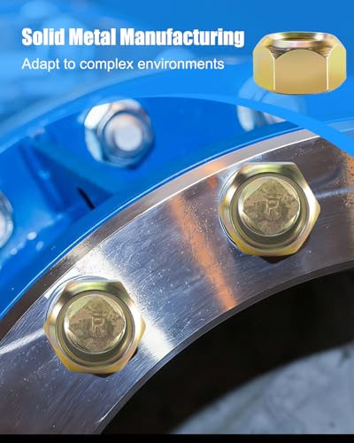 M-126 Outer Stud Piloted Wheel Cap Nuts 1-1/8in-16 Thread and 1-1/2in Hex