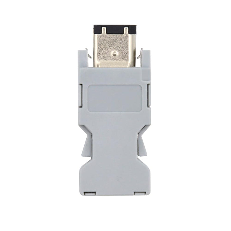 xiwai FireWire IEEE 1394 6Pin CN3 Plug SM-6P I/O Connector, 55100-0670 Male JZSP-CMP9-1-E 6-Pin Encoder Plug Compatible with Yaskawa Panasonic Servo 54280-0609 6-pin male