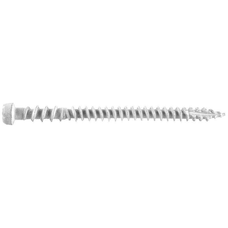 Jake Sales #10 x 2-3/4" White Composite Decking Exterior Coated Wood Screw Torx/Star Drive Head - AQC Lumber Compatible (1 Pound ~85 Screws) WHITE - 1 POUND ~ 75 Screws