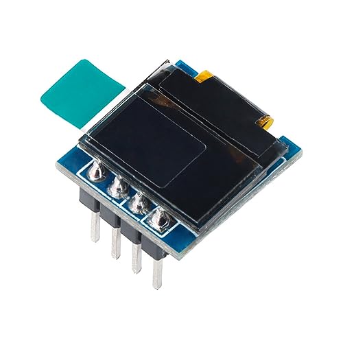 Hailege 2pcs 0.49 Inch 64 x 32 OLED LCD Display 0.49 Inch IIC I2C OLED LCD Screen Module 64 x 32 4 Pin White