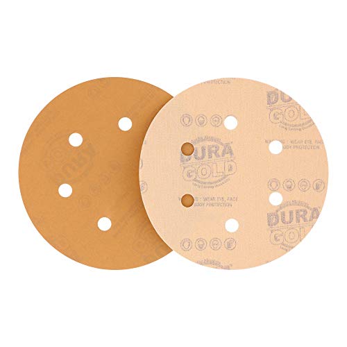 Dura-Gold 6" Sanding Discs - 3000 Grit - 6 Hole Pattern & Soft Density Interface Pad