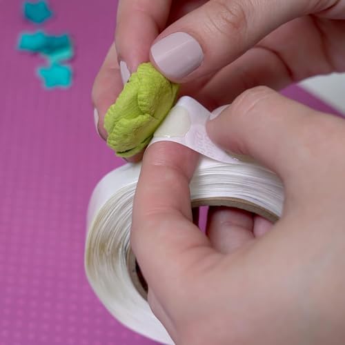 Glue Dots, All Purpose Dots, Permanent, Multi-Surface, Double-Sided, 1/2", .5 Inch, 900 Dots, DIY Craft Glue Tape, Sticky Adhesive Glue Points, Liquid Hot Glue Alternative, Clear, 3 Pack (Pack of 3) All Purpose Roll 3-Pack