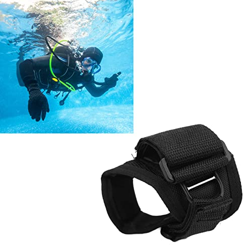 HERCHR Diving Flashlight Glove, Adjustable Flashlight Holder with Wrist Strap, Universal Torch Holder for 1-1.5 Inch Underwater Flashlights, Diving Accessories for Underwater Activities