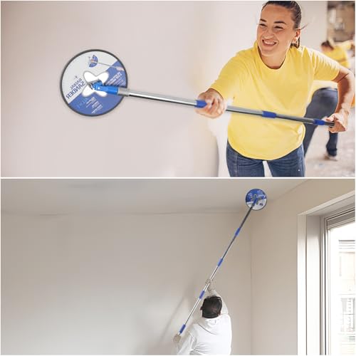 Drywall Pole Sander, 44"-86" Extension Pole Radial Round Pole Sander