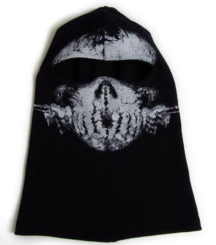 Mask Skull Ghost for Motorcycle Mask Black