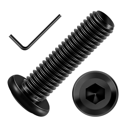 Mywish M8 x 30mm 20Pcs Flat Head Hex Socket Cap Screws Bolt & (20Sets) 5/16 Bolt, 5/16-18 x 1-1/2" Button Head Socket Cap Nuts and Bolts, 304 Stainless Steel Furniture Bolts Full Thread, Bolts and N