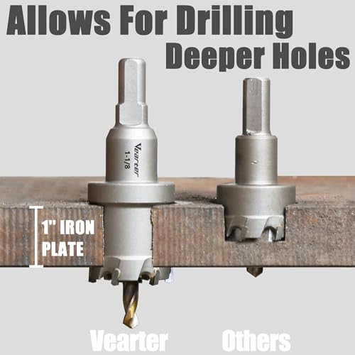 6-3/4'' Carbide Tip Hole Saw for Hard Metal, Heavy Duty Holesaw 171.5mm|6-3/4'' 1