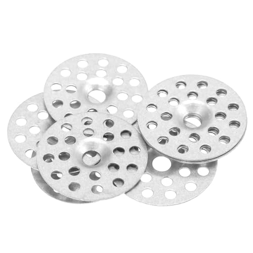 600 PCS 1 Inch Metal Plaster Washers, Flat Washers for Drywall Ceiling Wall Repair