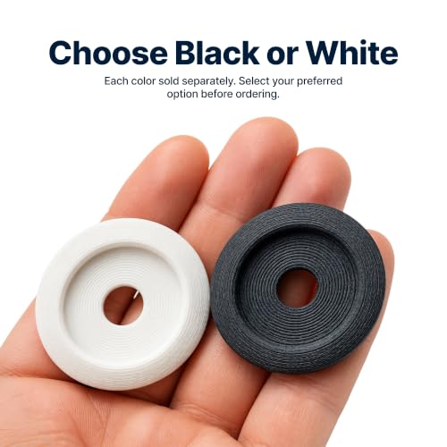Fiber Reinforced Recessed Washer - Pack of 20, High Torque Rated, 1/4 Inch Bolt (White) White