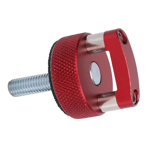 8PCS Quick Removal Fastener Thumb ew D Ring Combo, Hard Top Bolts with M8 1.25 Thread, Stainless Steel Billet Aluminum Construction, Suitable for Bronco 2dr 4dr (Red)
