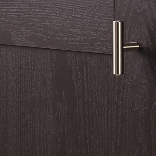 Hickory Hardware 10 Pack Solid Core Kitchen Cabinet Knobs, Luxury Cabinet and Dresser Knobs, Handle Pulls for Doors & Drawers, 2-3/8 Inch, Stainless Steel, Bar Pulls Collection