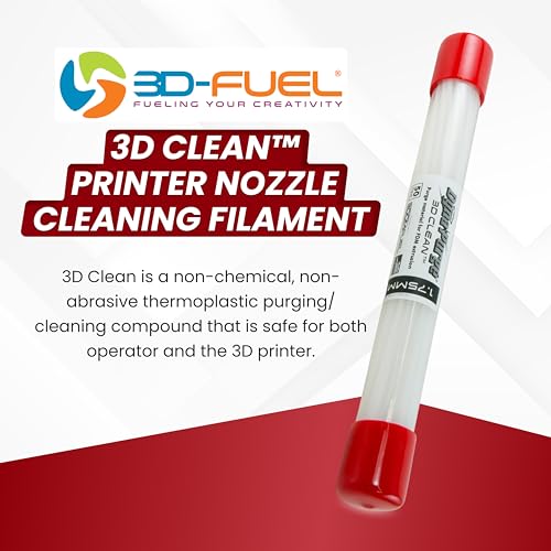 3D-Fuel Count Dynapurge™ 3D Filament Purging Material 1.75mm 50 Made in USA 1.75 millimeters