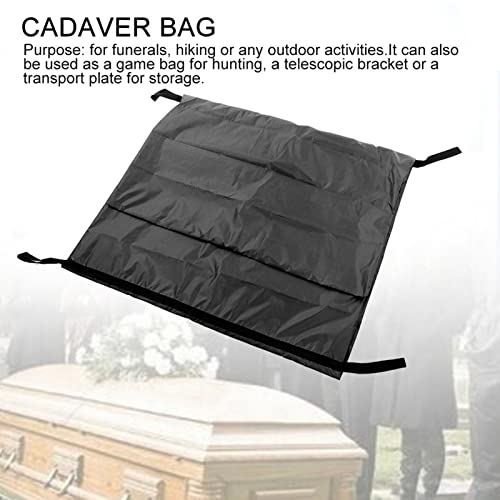 Leak Proof Body Bag, 210D Waterproof Body Bag, Body Transfer Bag, Emergency Carrier with 4 Side Handles, Funeral Supplies for Funeral, Hospital