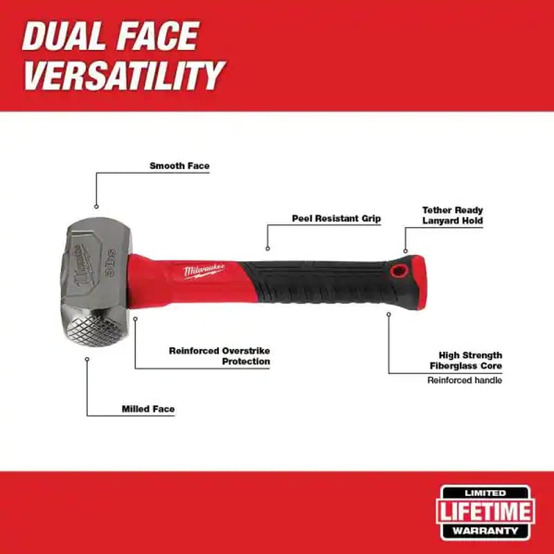 Milwaukees 𝗠𝗶𝗹𝘄𝗮𝘂𝗸𝗲𝗲 3lb Fiberglass Drilling Hammer + free TPT Premium card