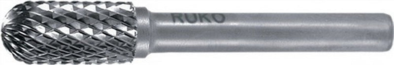 Ruko 116048 Carbide Burr, Hemispherical, Form C, Roll Round (WRC), 3 x 38 mm