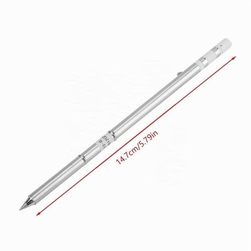 T12 Series Soldering Iron Tips Pack of 10, Replacement Tips for FX-951 Rework Station, High Quality Welding Tool Accessories with Fast Heat Conduction for Precise Soldering in Electronics Repair
