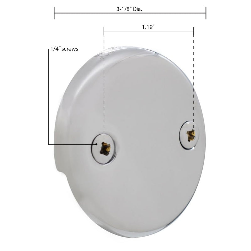 Westbrass Twist & Close Tub Trim Set with Two-Hole Overflow Faceplate, Matte Black, D94-2-62 1-Pack