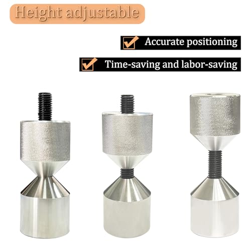 2 Pcs Two Hole Flange, Diameter 1-1/8 ", 304 Stainless Steel Flange Pin, Resistant to Rust,Diameter Alignment Pin