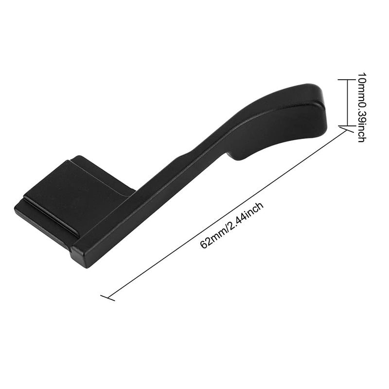X E3 Aluminum Alloy Hot Shoe Thumb Up Hand Grip for Fuji X E3 X E2S Camera (Black)