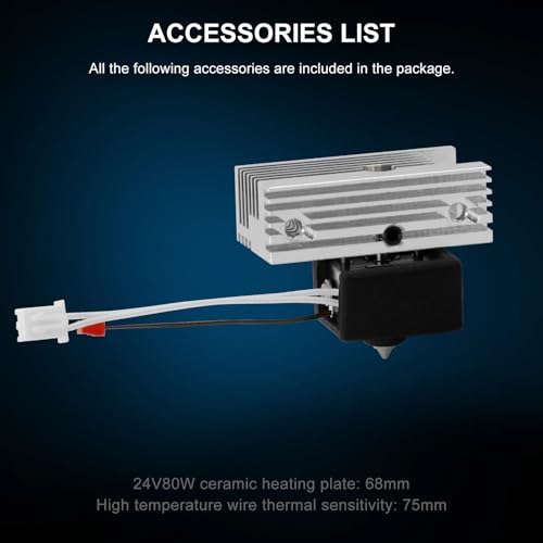 Ender-3 S1 Assembled Extruder for Creality Ender-3 S1/Ender-3 S1 Pro/Ender-3 S1 Plus/CR-10 Smart Pro 3D Printer Hot End Kit