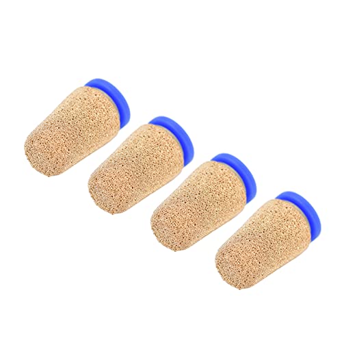 4 pieces PSF-4 pneumatic silencer, noise absorber, copper, pneumatic compressed air silencer for cylinders, solenoid valves, crankcase, transmission, fuel tanks, pneumatic tools