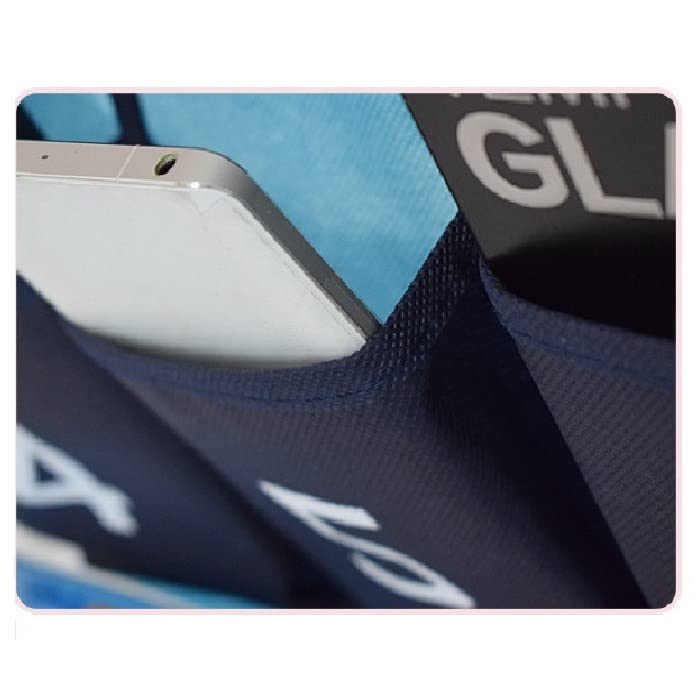 2 Pack Numbered Classroom Phone Organizer Calculator Holder Storage Over Door Hanging School Pocket Chart with 30 Pockets (Blue) Blue