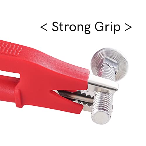 Goupchn 10PCS Test Leads Kit Dual-Ended Alligator Clip with Stackable Banana Plug to Alligator Clip Copper Flexible Cable Wires for Electrical Testing 3.3ft/1m