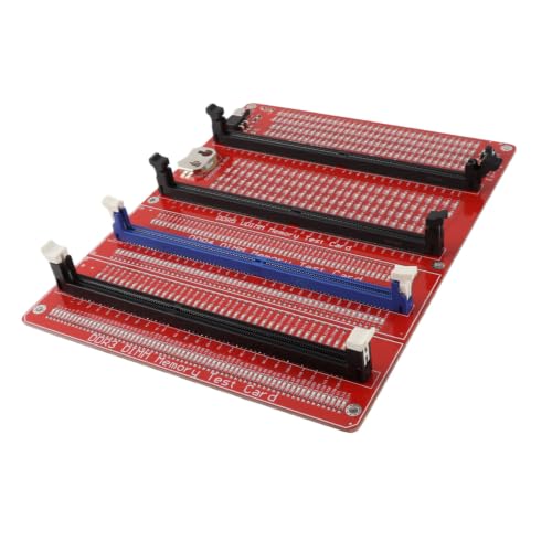 4 in 1 RAM Memory Tester Card Diagnostic Analyzer Memory Tester with Light Indicator for DDR3 DDR4 DDR5 UDMM and RDIMM Ideal for Desktop PC and Server