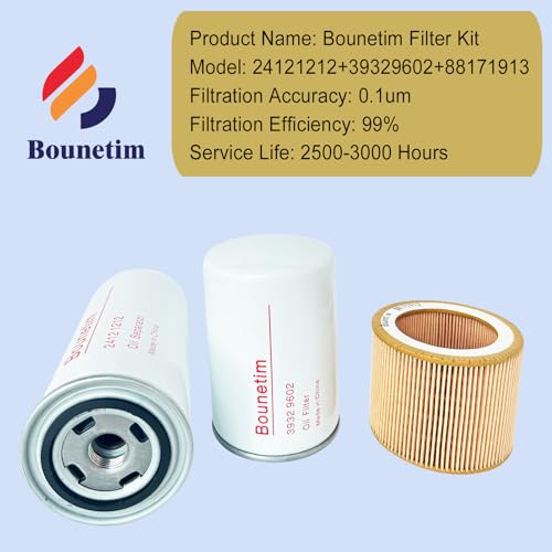 Filter Kit 24121212 Oil Separator 39329602 Oil Filter 88171913 Ailr Filter